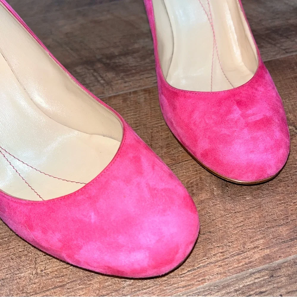Kate Spade New York Pink Suede Heels - Picture 4 of 12